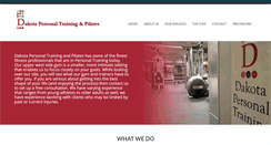Desktop Screenshot of dakotapersonaltraining.com